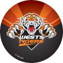 West Tigers NRL Edible Icing Image - Round